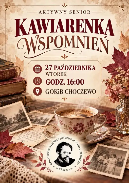 Kawiarenka wspomnień w Choczewie – spotkanie dla seniorów