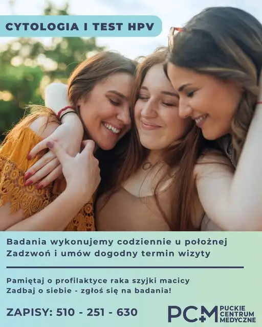 Cytologia i test HPV w Gniewinie dostępne codziennie — bez długiego czekania