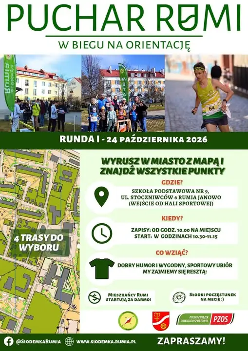 I runda biegów na orientację w Rumi – 24 października 2026