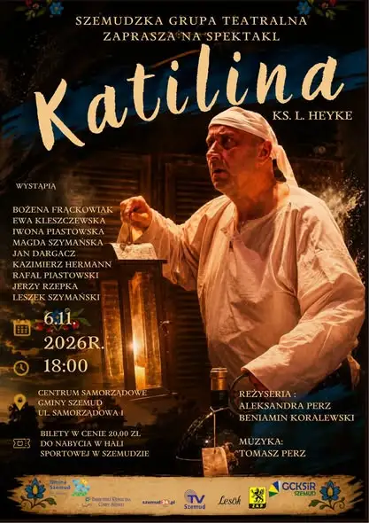 Teatralna jesień w Szemudzie – trzy spektakle na nadchodzące tygodnie