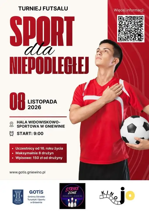 Turniej futsalu w Gniewinie z okazji Święta Niepodległości
