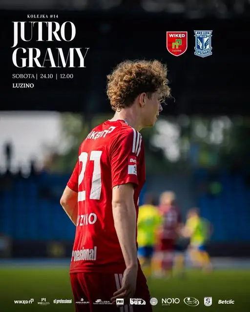 Wikęd Luzino podejmie rezerwy Lecha Poznań w 14. kolejce Betclic 3. Ligi