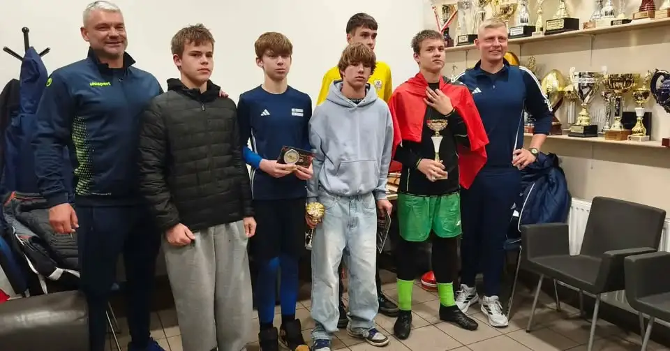 Szymon Gerbatowski z Gniewina na podium Bitw Bramkarskich w Sopocie