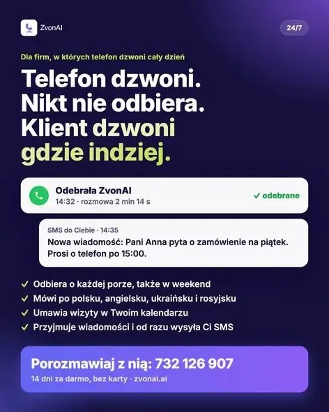 ZvonAI z Bojana – inteligentna recepcjonistka z Gminy Szemud podbija rynek usług
