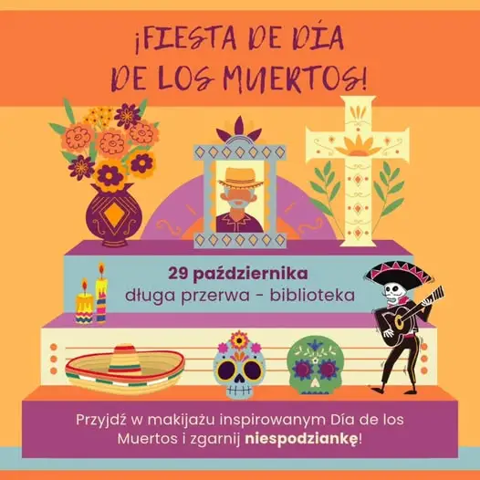 Día de los Muertos w bibliotece szkolnej – meksykańska fiesta już 29 października