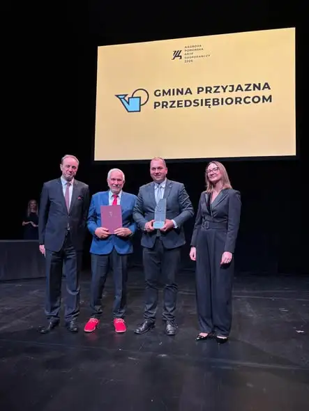 Gmina Szemud z nagrodą Gryf Gospodarczy w kategorii „Gmina przyjazna przedsiębiorcom”