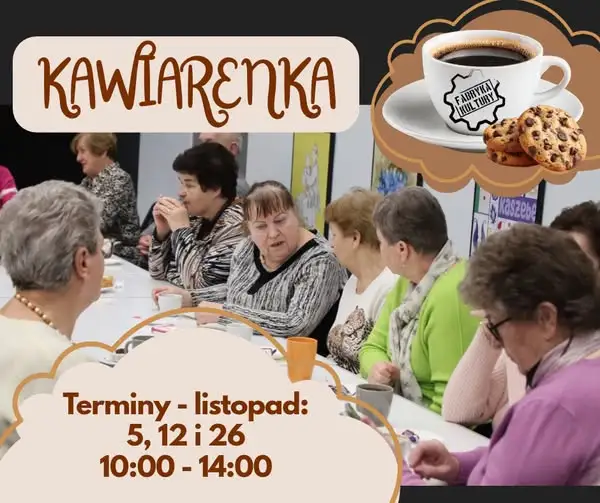 Kawiarenka dla seniorów w Redzie – listopadowe spotkania