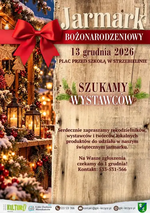 Jarmark Bożonarodzeniowy w Strzebielinie – gmina szuka wystawców